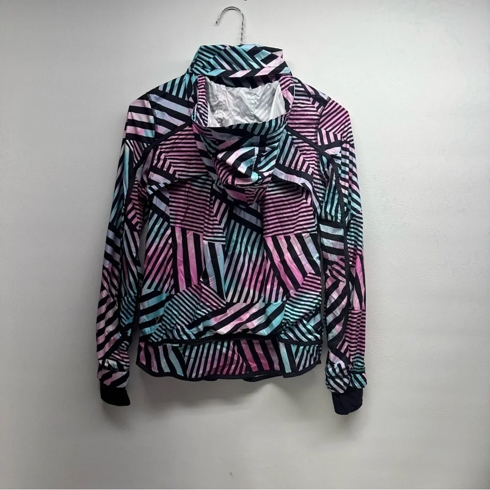 Colorful Striped Women's Jacket